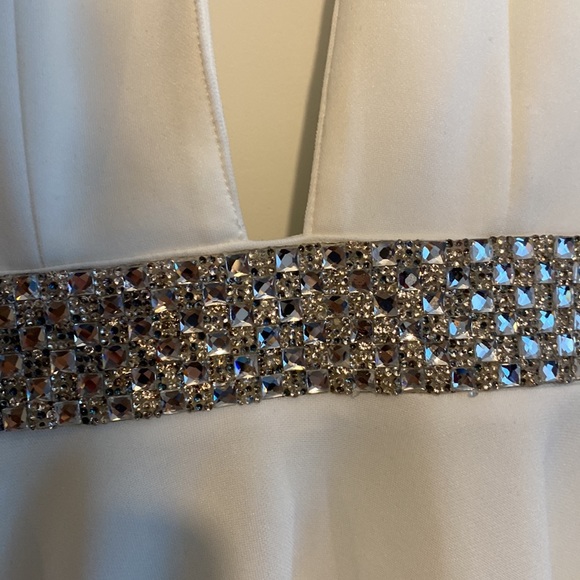 Halter midi white dress - Picture 5 of 6